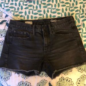 Gap Black Denim Shorts